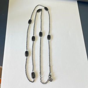 Kendra SCOTT black necklace